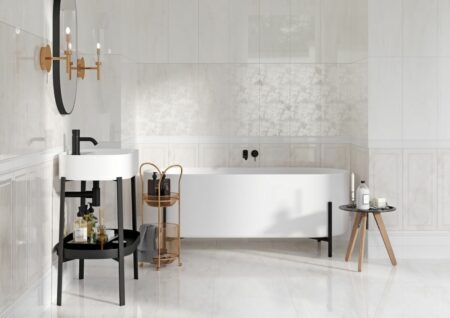 Варианты использования плитки от Kerama Marazzi, Cersanit, ColiseumGres для создания уютной атмосферы в ванной комнате