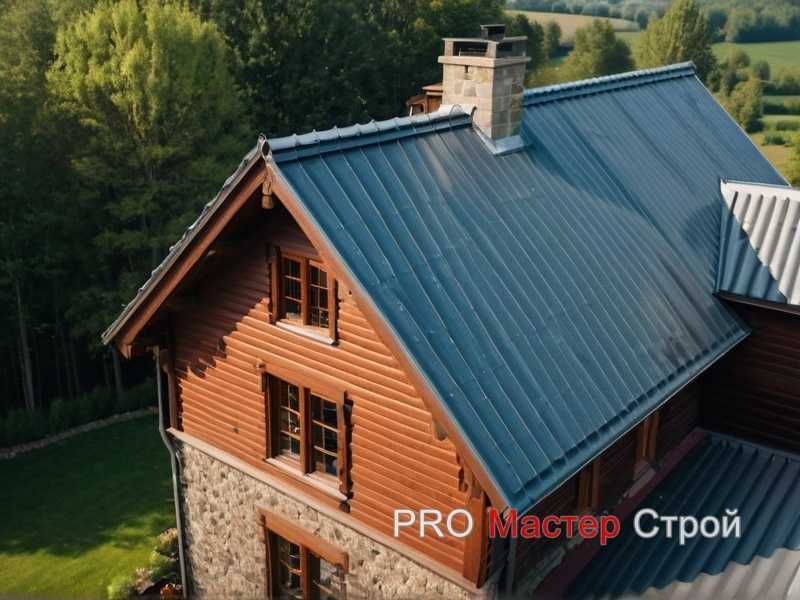 Как правильно стыковать листы металлочерепицы на длинных скатах