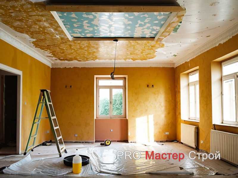 Работа с потолочными и оконными откосами
